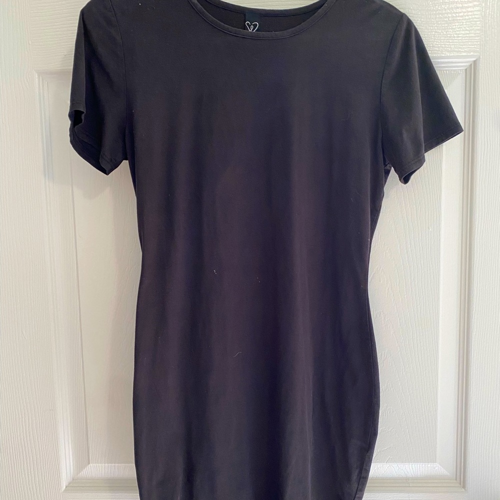 Black Windsor Suede Dress